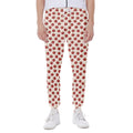 Cute Apple Pattern Print Joggers