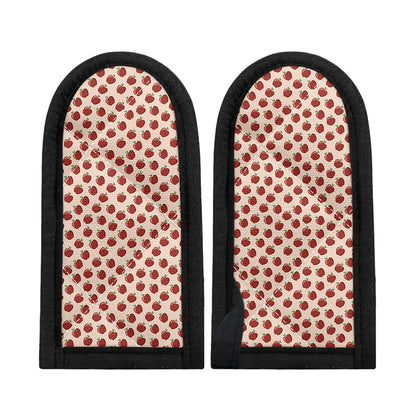 Cute Apple Pattern Print Skillet Handle Cover