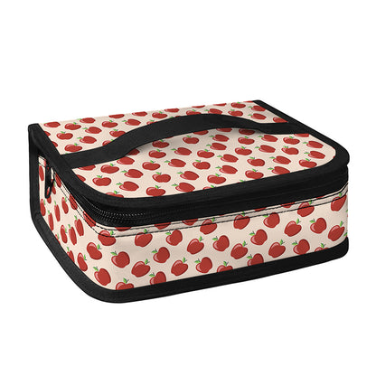 Cute Apple Pattern Print Small Lunch Bag