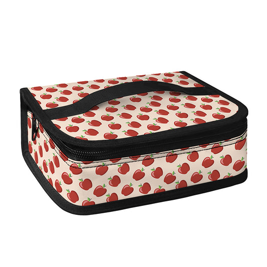 Cute Apple Pattern Print Small Lunch Bag