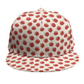 Cute Apple Pattern Print Snapback Cap