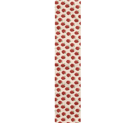 Cute Apple Pattern Print Table Runner