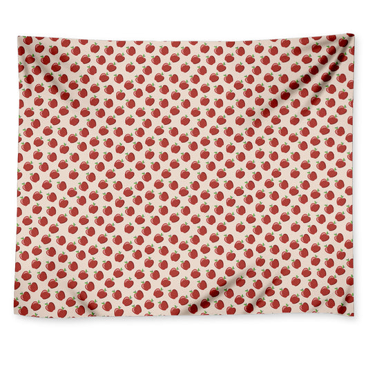 Cute Apple Pattern Print Tapestry