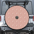 Cute Apple Pattern Print Tire Cover With Camera Hole