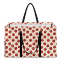 Cute Apple Pattern Print Utility Tote Bag