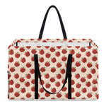 Cute Apple Pattern Print Utility Tote Bag
