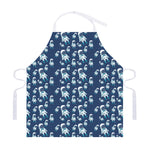 Cute Astronaut Pattern Print Adjustable Apron