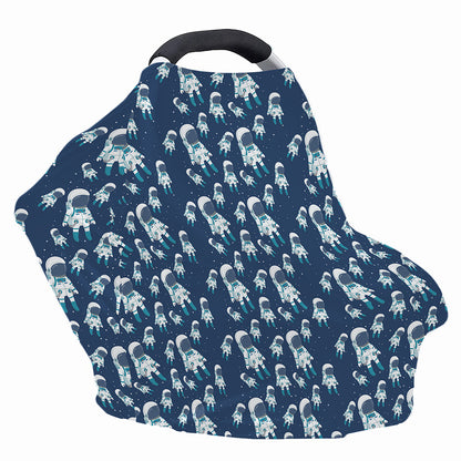Cute Astronaut Pattern Print Baby Seat Cover