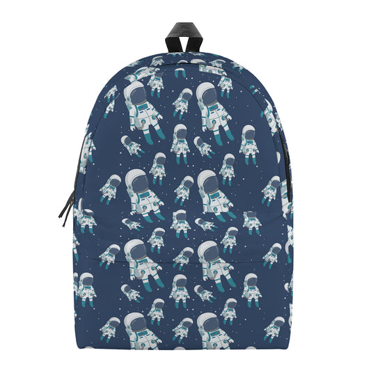 Cute Astronaut Pattern Print Backpack