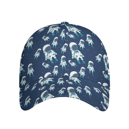 Cute Astronaut Pattern Print Baseball Cap