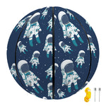 Cute Astronaut Pattern Print Basketball
