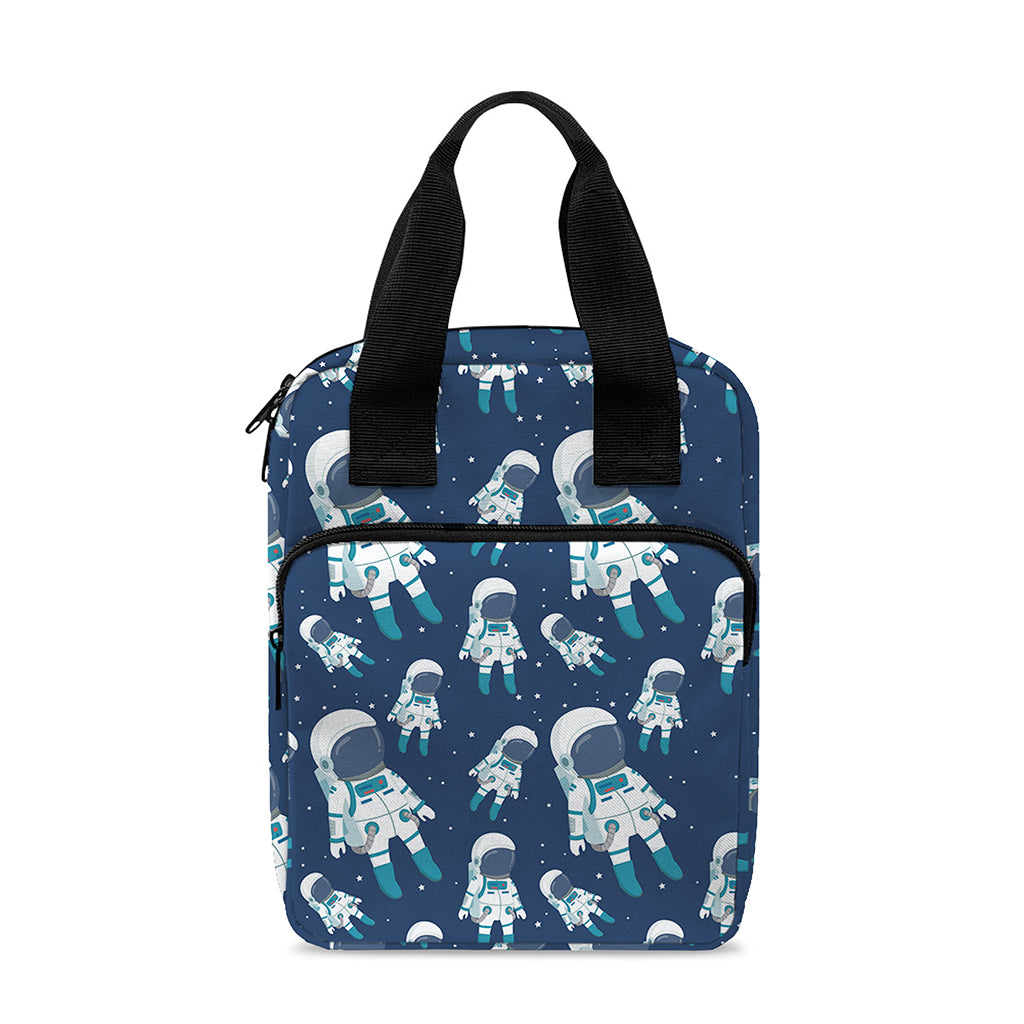 Cute Astronaut Pattern Print Bible Tote Bag