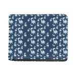Cute Astronaut Pattern Print Bifold Wallet