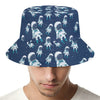 Cute Astronaut Pattern Print Bucket Hat