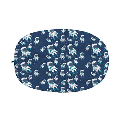 Cute Astronaut Pattern Print Car Side Mirror Covers