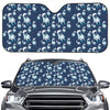 Cute Astronaut Pattern Print Car Windshield Sun Shade