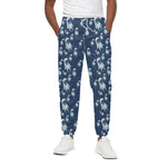 Cute Astronaut Pattern Print Cotton Pants