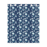 Cute Astronaut Pattern Print Curtain