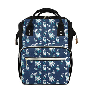 Cute Astronaut Pattern Print Diaper Bag