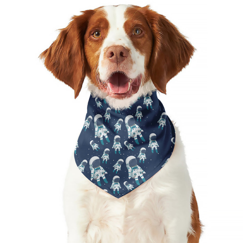 Cute Astronaut Pattern Print Dog Bandana