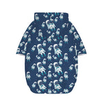 Cute Astronaut Pattern Print Dog Zip Up Hoodie