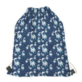 Cute Astronaut Pattern Print Drawstring Bag