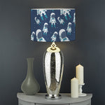 Cute Astronaut Pattern Print Drum Lamp Shade