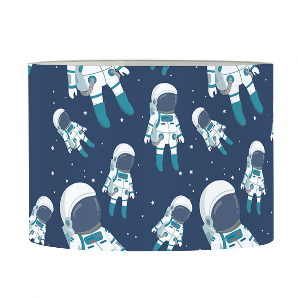 Cute Astronaut Pattern Print Drum Lamp Shade