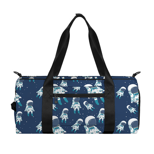 Cute Astronaut Pattern Print Gym Bag