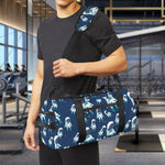 Cute Astronaut Pattern Print Gym Bag
