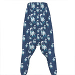 Cute Astronaut Pattern Print Hammer Pants