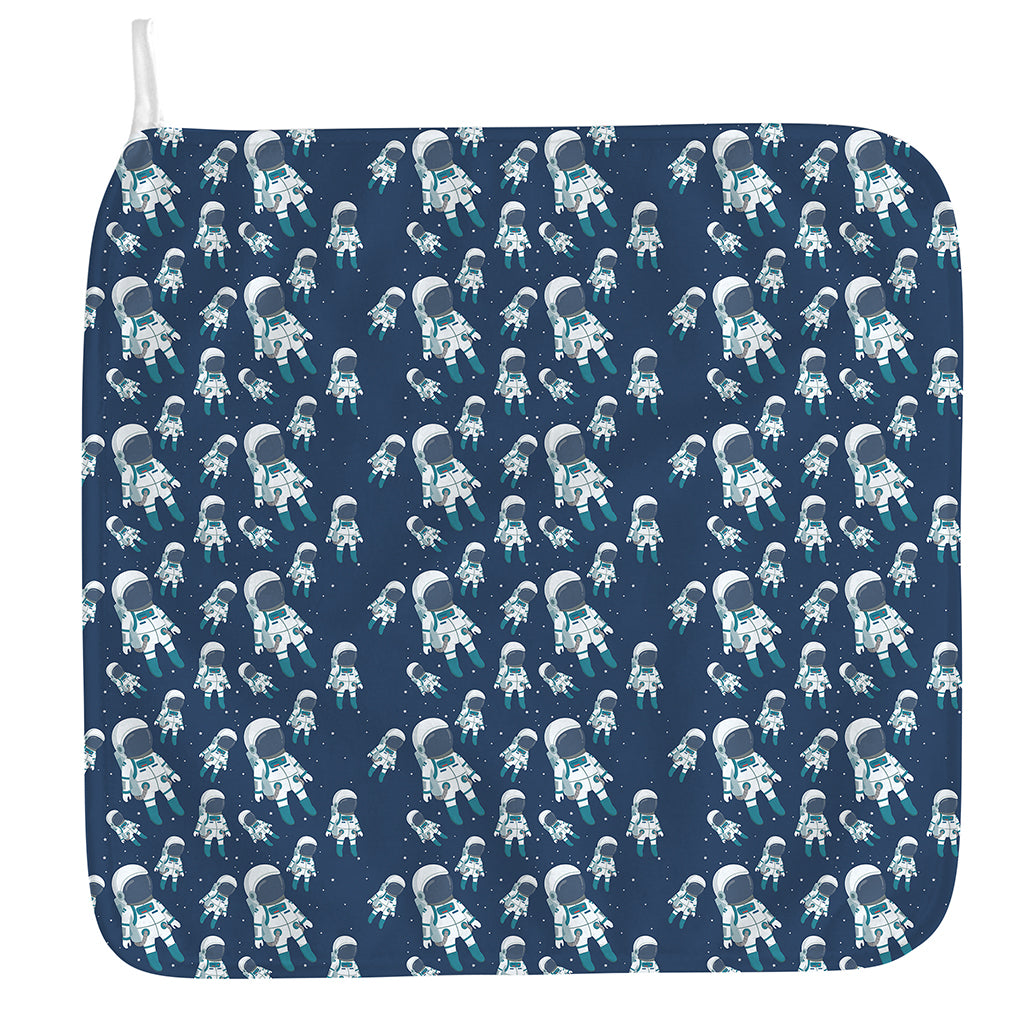 Cute Astronaut Pattern Print Hand Towel