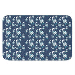 Cute Astronaut Pattern Print Indoor Door Mat