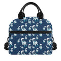 Cute Astronaut Pattern Print Insulated Lunch Bag