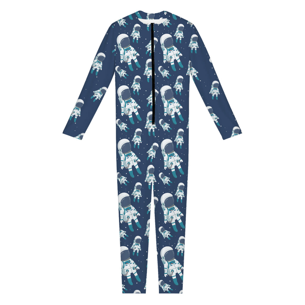 Cute Astronaut Pattern Print Jumpsuit