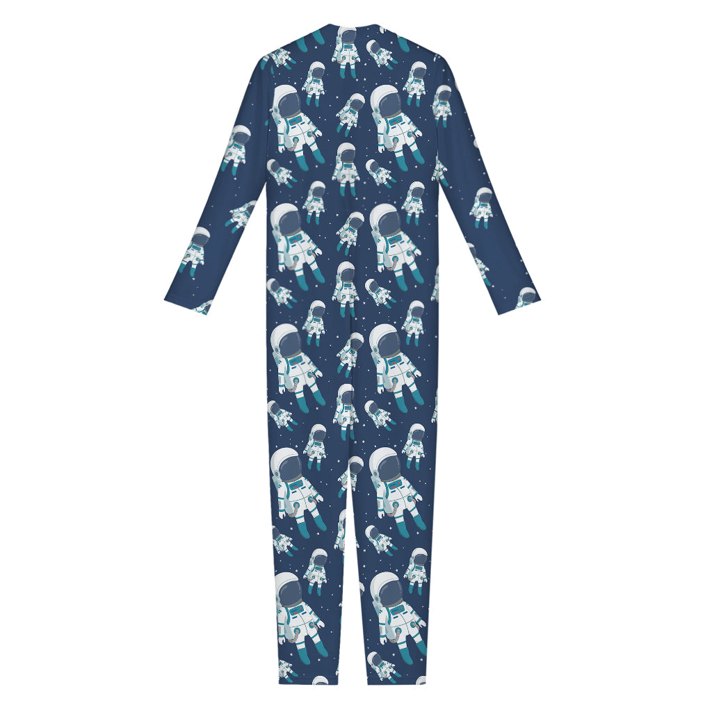 Cute Astronaut Pattern Print Jumpsuit