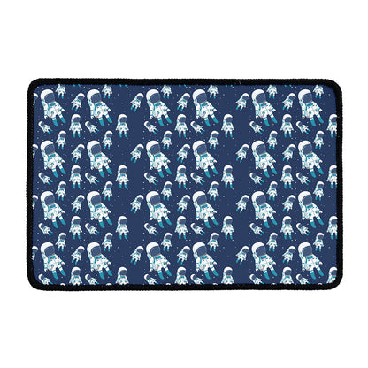 Cute Astronaut Pattern Print Kitchen Mat