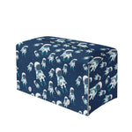 Cute Astronaut Pattern Print Leather Tissue Box Cover