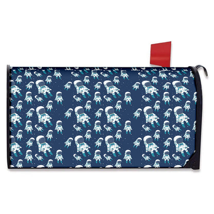 Cute Astronaut Pattern Print Mailbox Cover