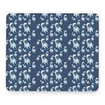Cute Astronaut Pattern Print Mouse Pad