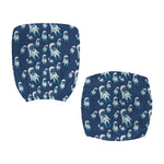 Cute Astronaut Pattern Print Office Chair Cover