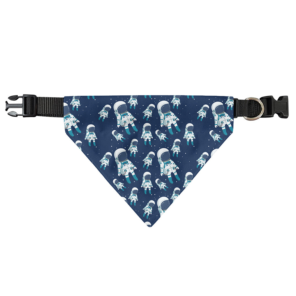 Cute Astronaut Pattern Print Over The Collar Dog Bandana