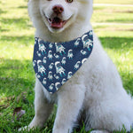 Cute Astronaut Pattern Print Over The Collar Dog Bandana