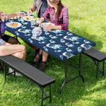 Cute Astronaut Pattern Print Picnic Table Cover