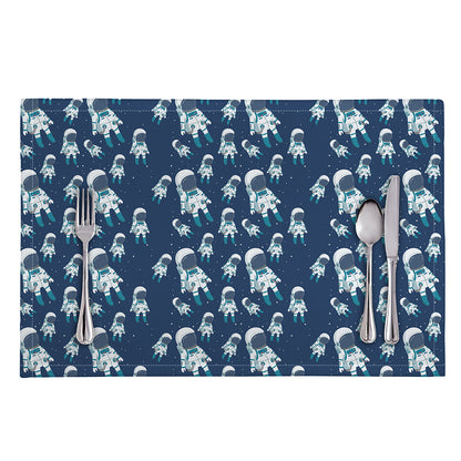 Cute Astronaut Pattern Print Placemat