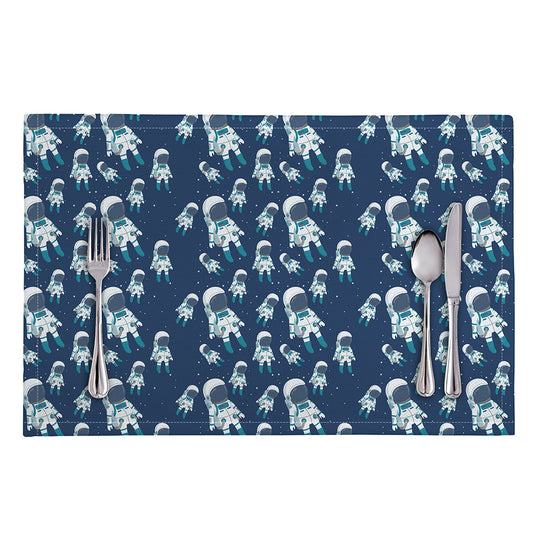 Cute Astronaut Pattern Print Placemat