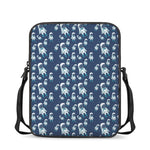 Cute Astronaut Pattern Print Rectangular Crossbody Bag