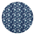 Cute Astronaut Pattern Print Round Blanket