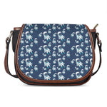 Cute Astronaut Pattern Print Saddle Bag