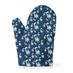 Cute Astronaut Pattern Print Single Oven Mitt